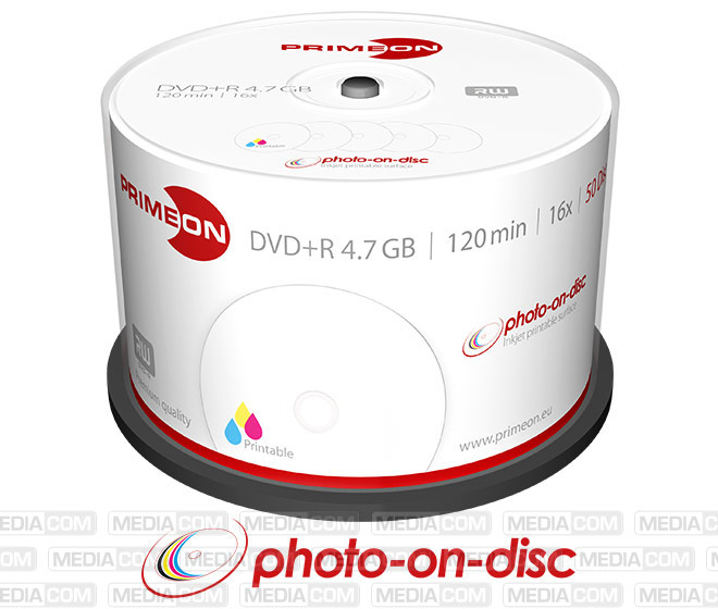 DVD+R 4.7GB/120Min/16x Cakebox (50 Disc)