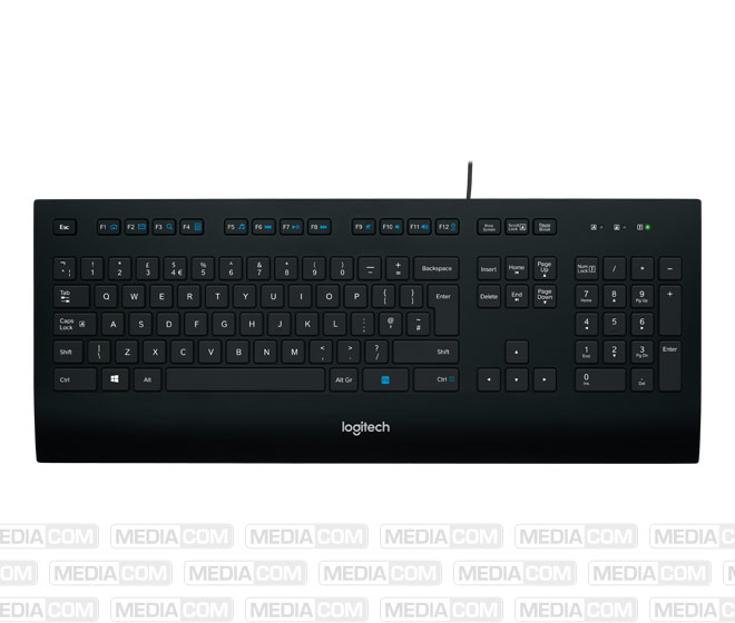 Tastatur K280e, USB, schwarz