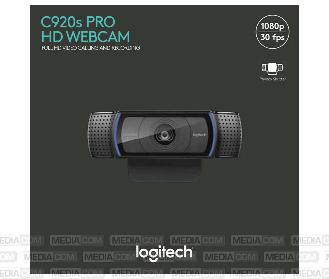 Webcam C920s Pro, Full HD 1080p, schwarz