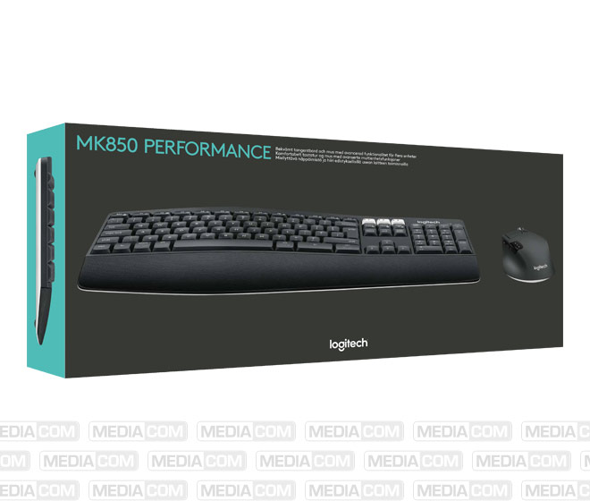 Tastatur/Maus Set MK850, Wireless, Unifying, schwarz